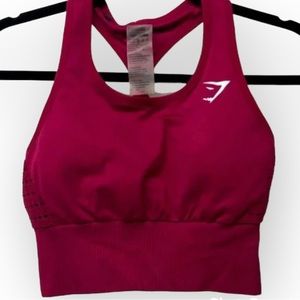 Gym Shark Burgundy Sport Bra